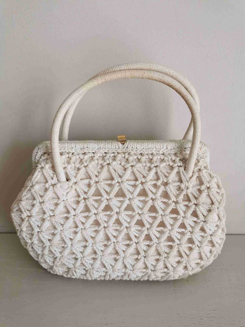 Braided cotton handbag - image 5