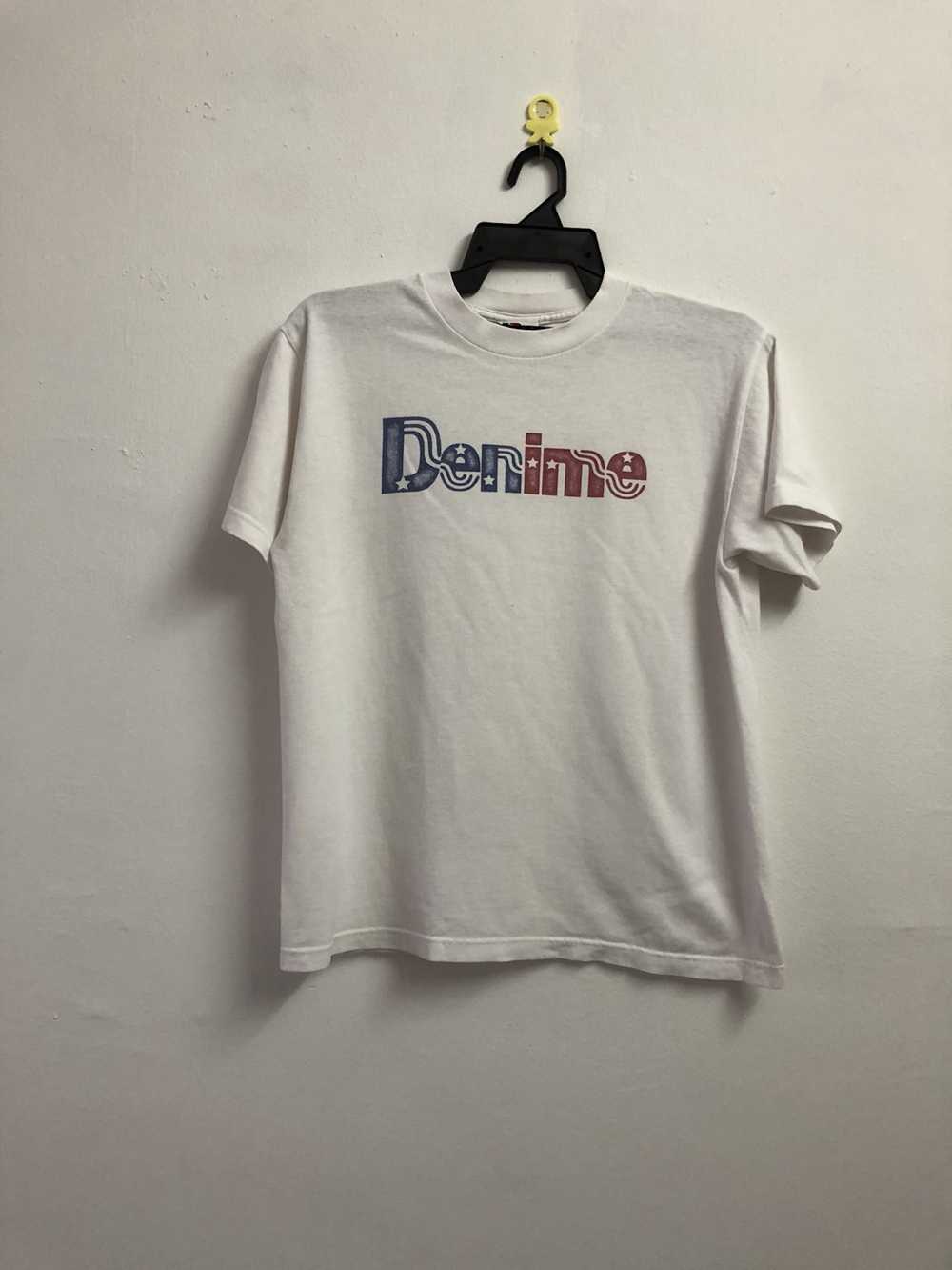 Denime × Japanese Brand DENIME T Shirt Spell Out - image 1