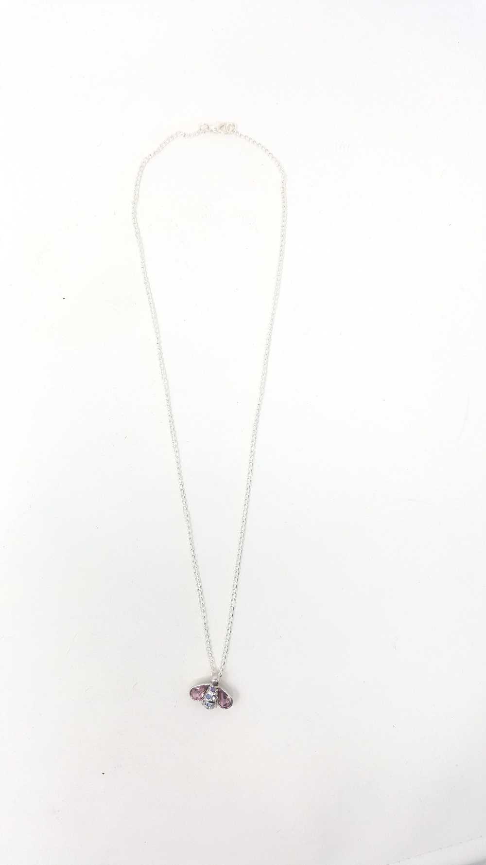 Givenchy Bug Pendant Necklace Pink - image 7