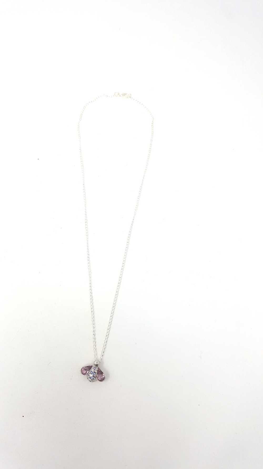 Givenchy Bug Pendant Necklace Pink - image 8