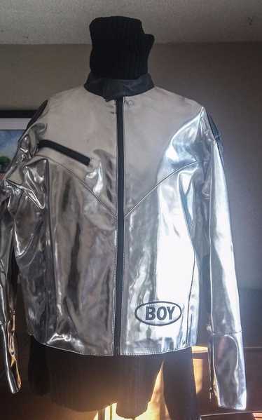 Boy London Boy London 80's Leather Matelic Jacket