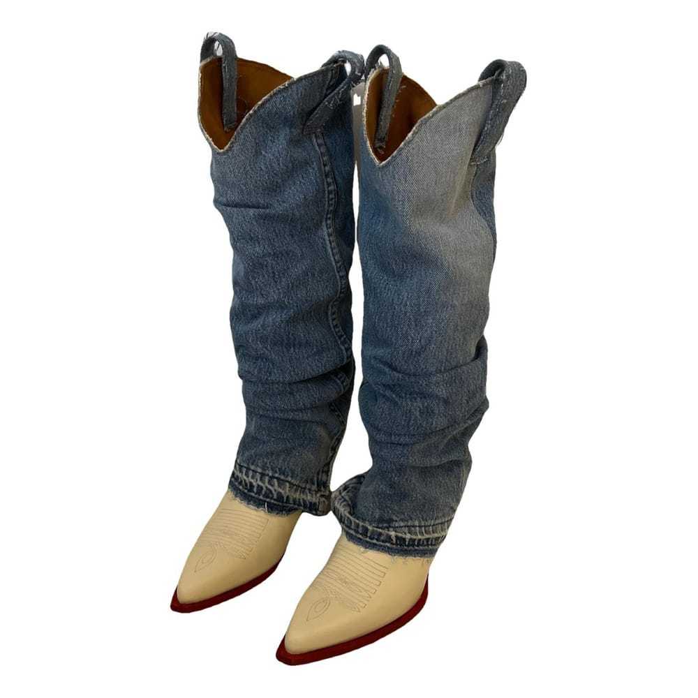 R13 Leather cowboy boots - image 1