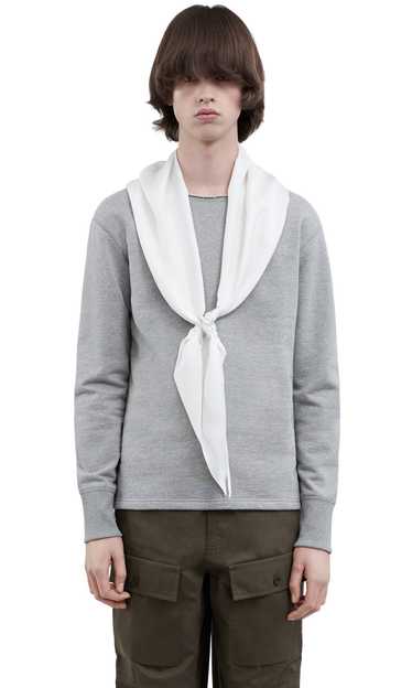 Acne Studios Raw Edge Sweater Forest Grey Melange 