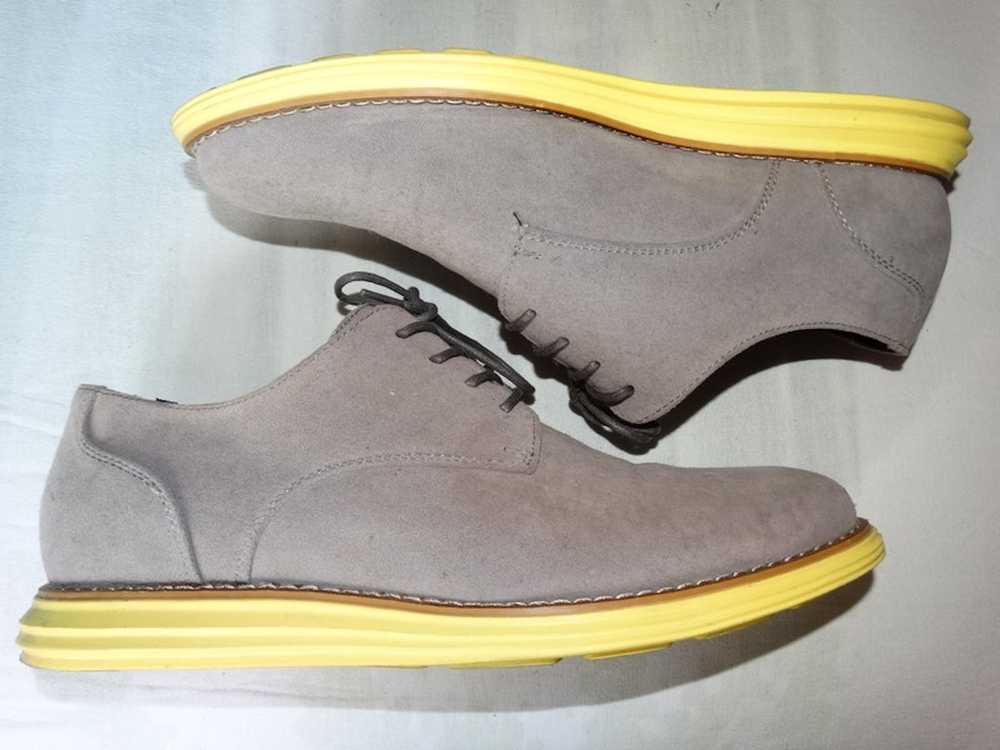 Japanese Brand × Other shoes brogue grey yellow s… - image 3