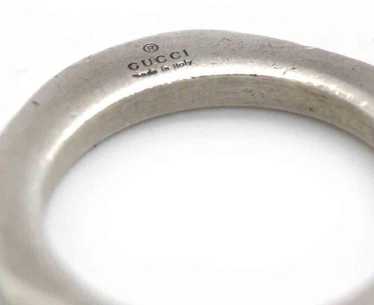 Gucci Sterling Silver Open GG Ring - Size 8 1/4 (SHF-6CMwNf) – LuxeDH