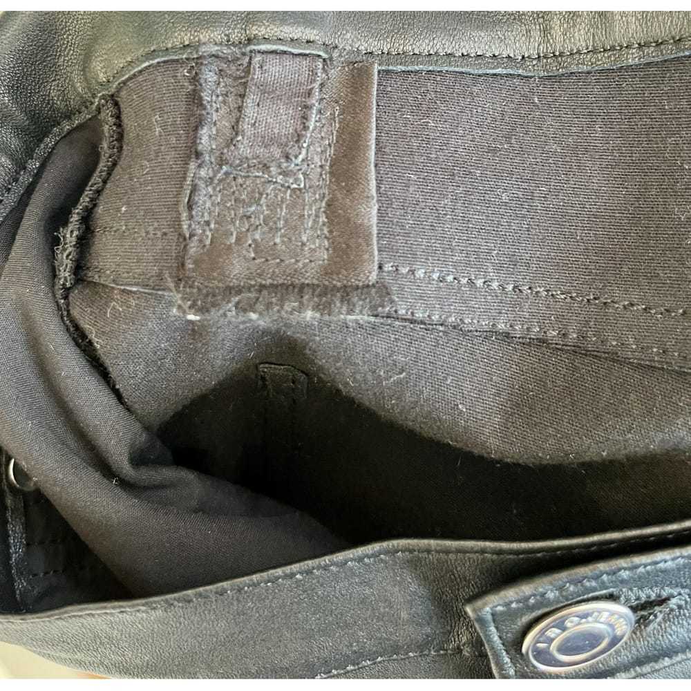 Iro Leather slim pants - image 6