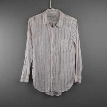 Rails Charli Mixed Stripe Linen Blend Beachy Butt… - image 1