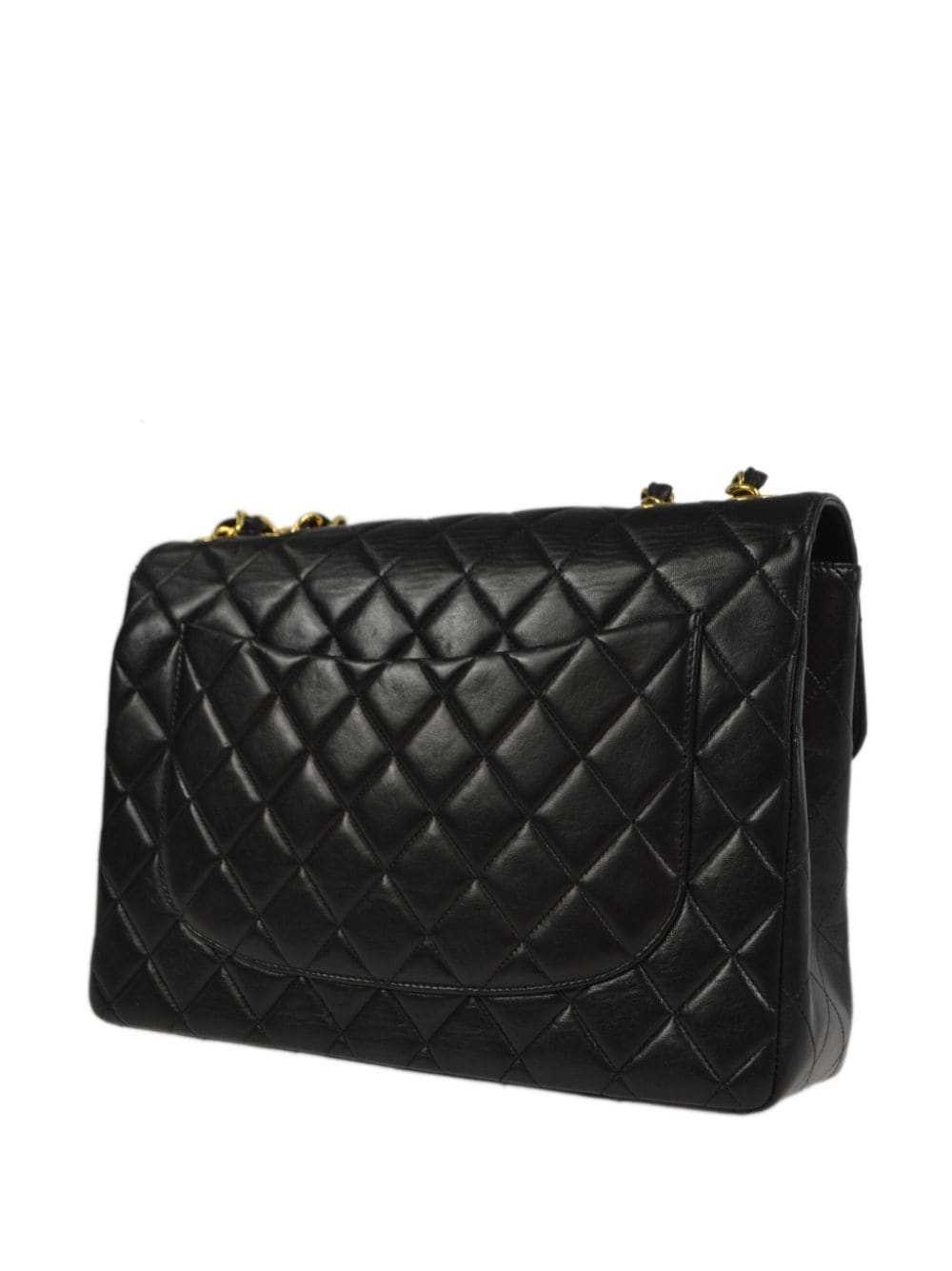 Chanel Pre-owned 1995 Medium Classic Flap Square Shoulder Bag - Black