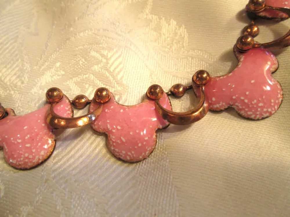 Matisse “Barcarolle” Pink Link Necklace - image 4