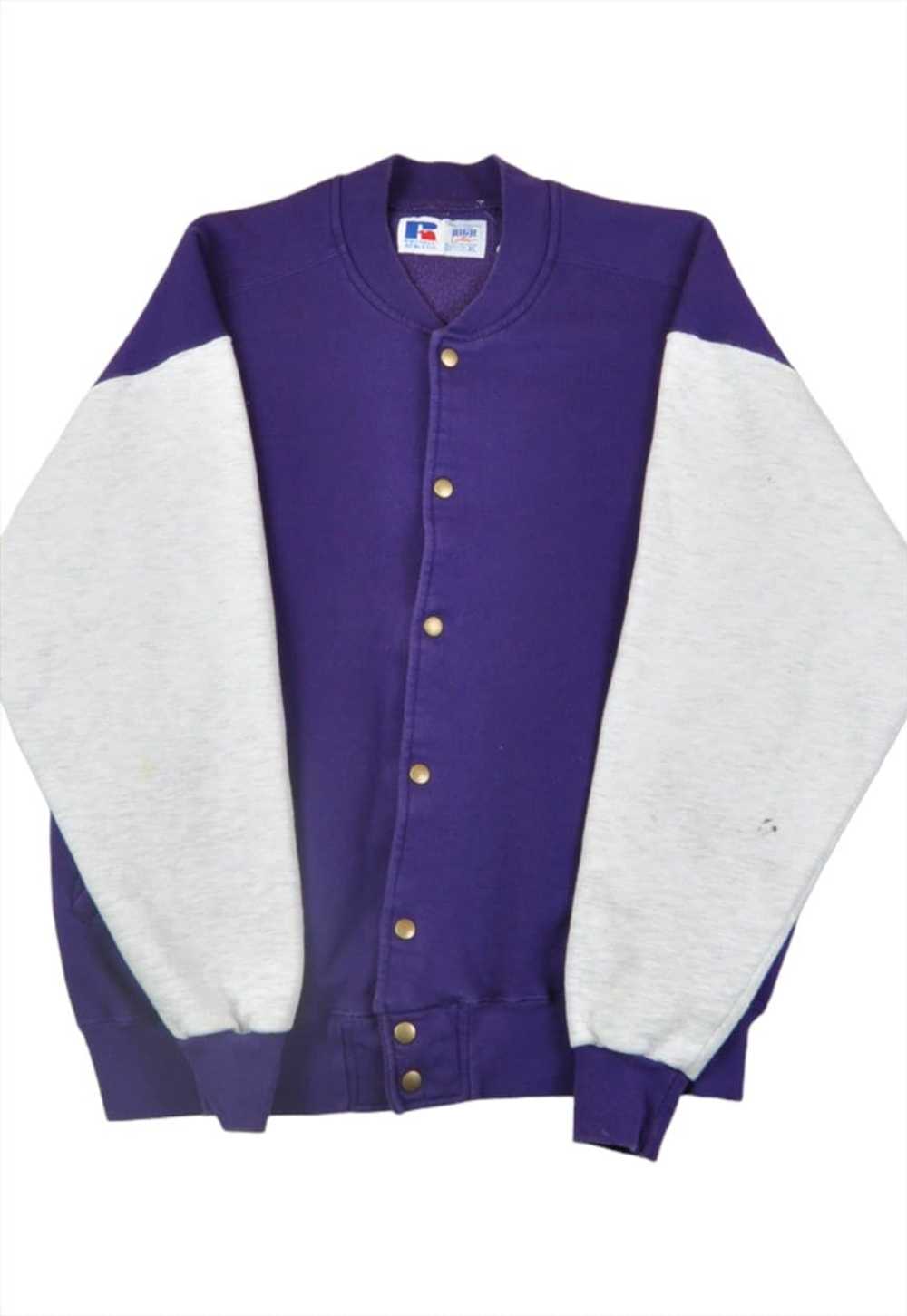 Vintage Russell Athletic High Cotton Sweatshirt B… - image 1