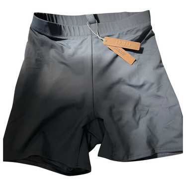 Taupe SKIMS Boyfriend Fleece Shorts by SKIMS on Sale