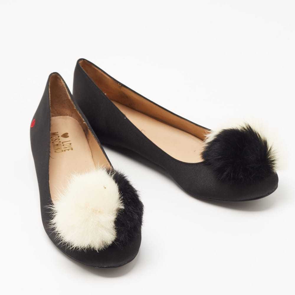 Moschino Love Cloth flats - image 3