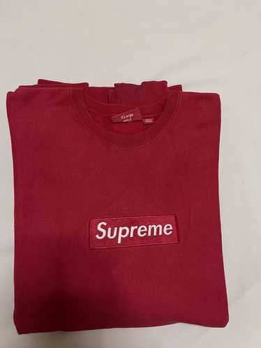 Supreme Supreme 1999 red on red box logo crewneck - image 1