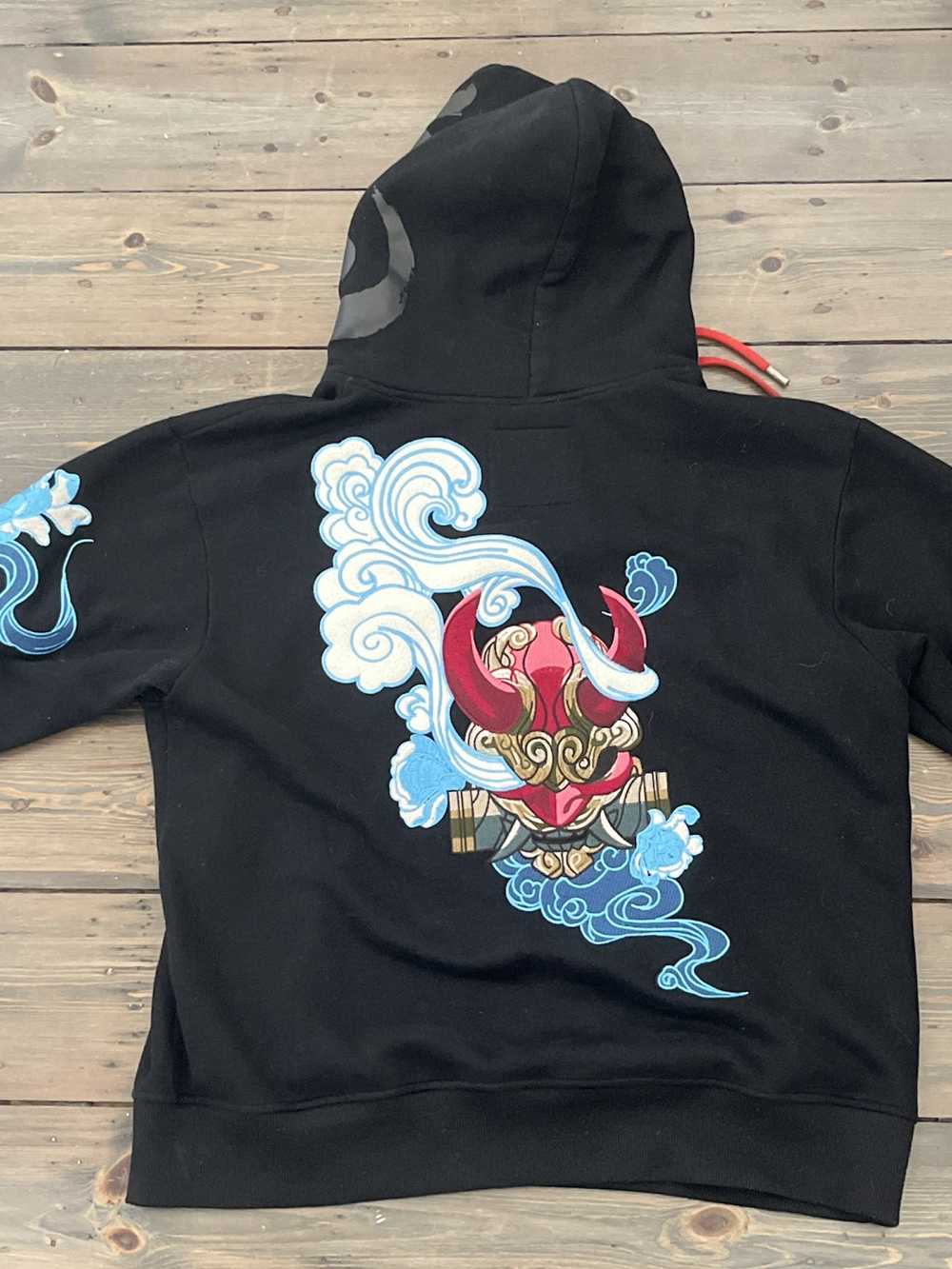 Japanese Brand Black Oni Hoodie - image 1