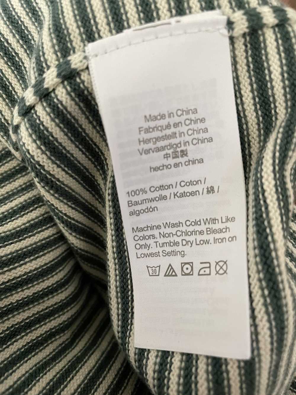 J.Crew J. Crew Green and White Stripped Split Hem… - image 3