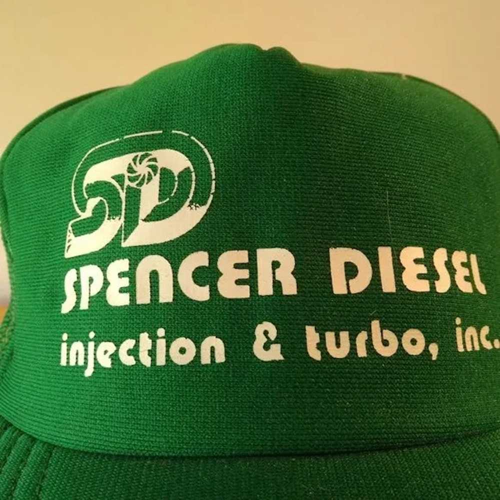 Hat × Trucker Hat × Vintage Vintage Spencer Diese… - image 2