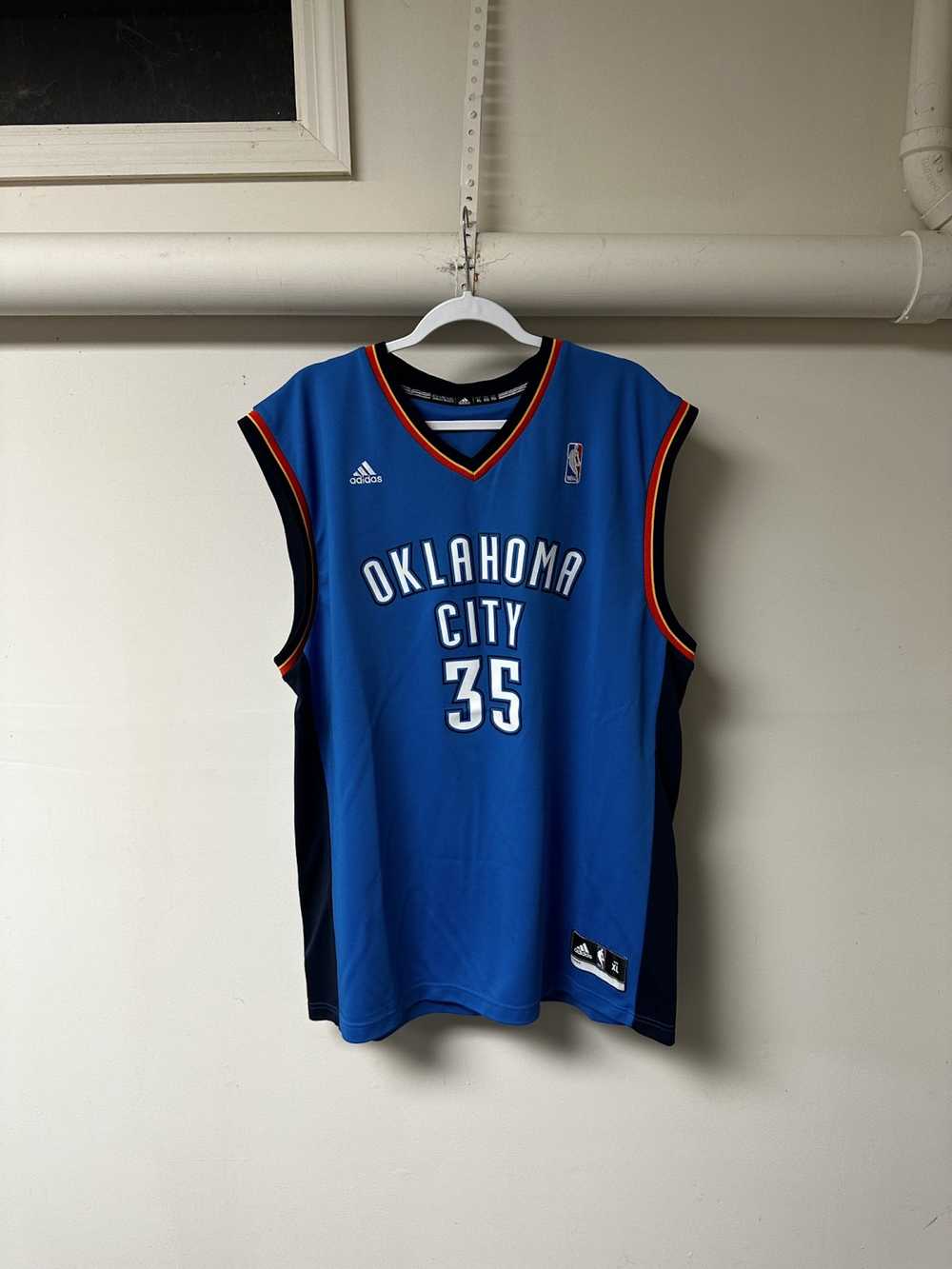 Oklahoma City #35 Kevin Durant Adidas Jersey (M) – Like New Vintage