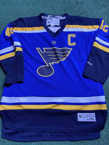 Reebok St. Louis Blues David Backes Tee Shirt - Mens