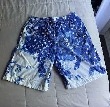 shorts de baño louis vuitton Azul Algodón ref.682588 - Joli Closet