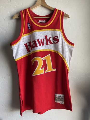 Mitchell & Ness Dominic Wilkins Hawks Jersey