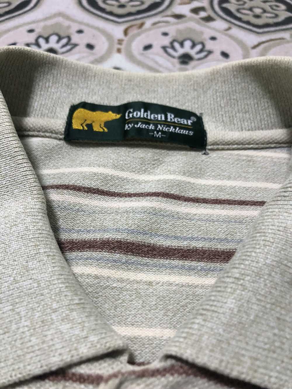 Designer × Golden Bear × Vintage Vintage Polo Tee… - image 5