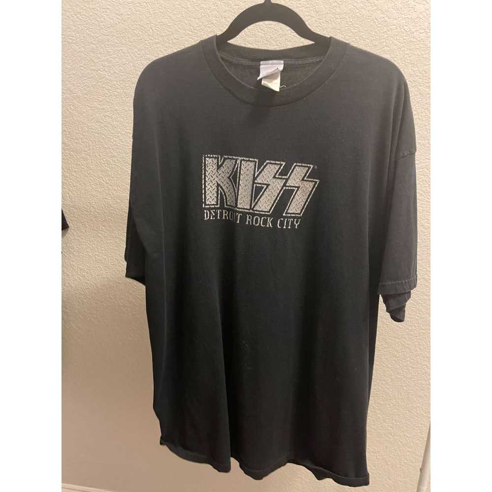 Impact Kiss Vintage Style Logo Heavy Metal 70s 80s Music Glam Rock Band T Shirt KISS31 - M Regular