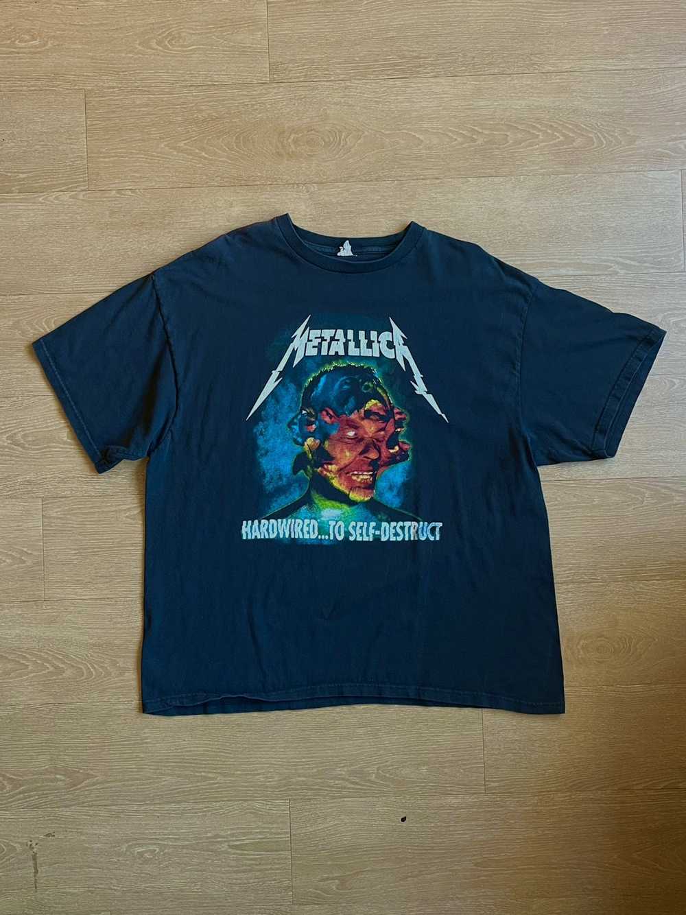 Metallica To Self Destruct Hardwired #17 Men's Embroidered