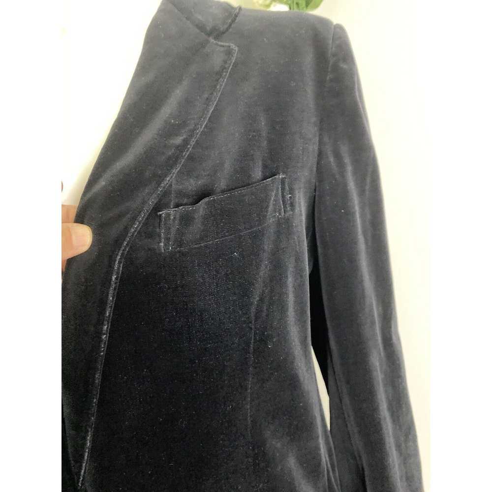 Vintage Mantessa Japan Medium Black Cotton Velvet… - image 10