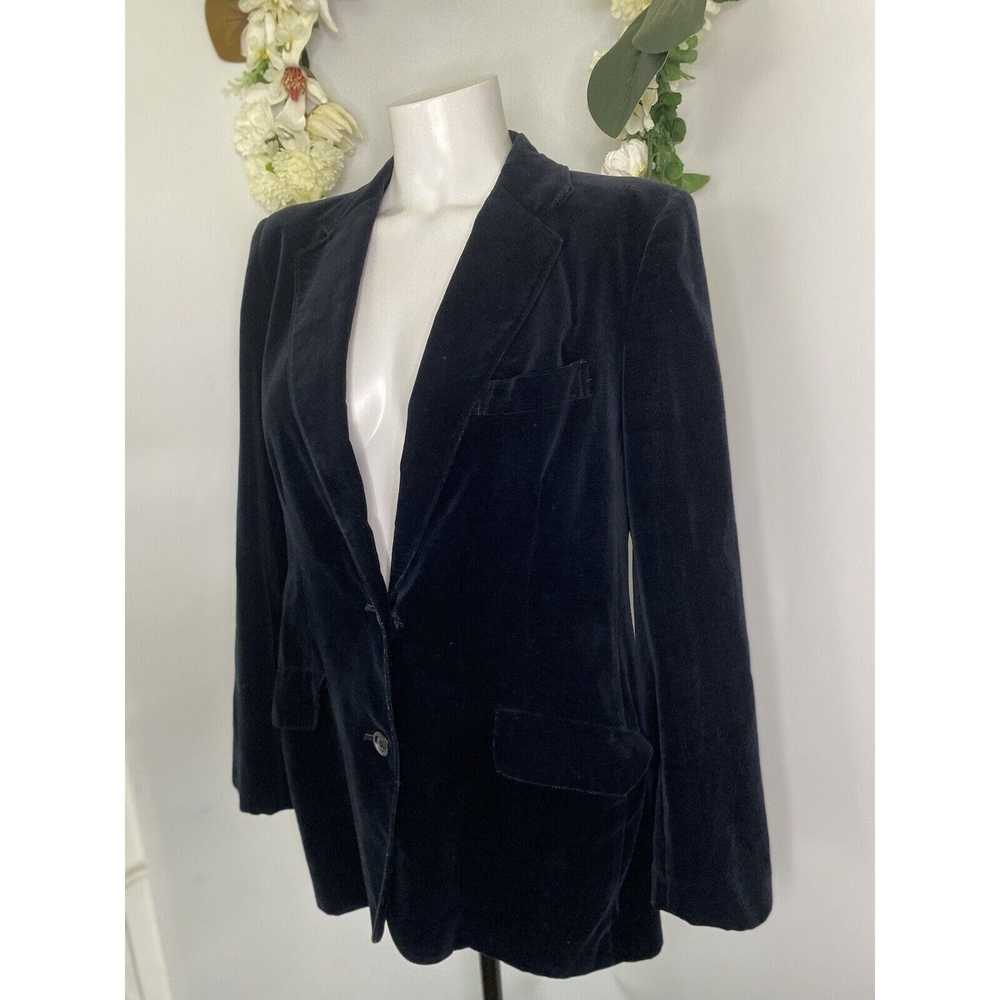 Vintage Mantessa Japan Medium Black Cotton Velvet… - image 4