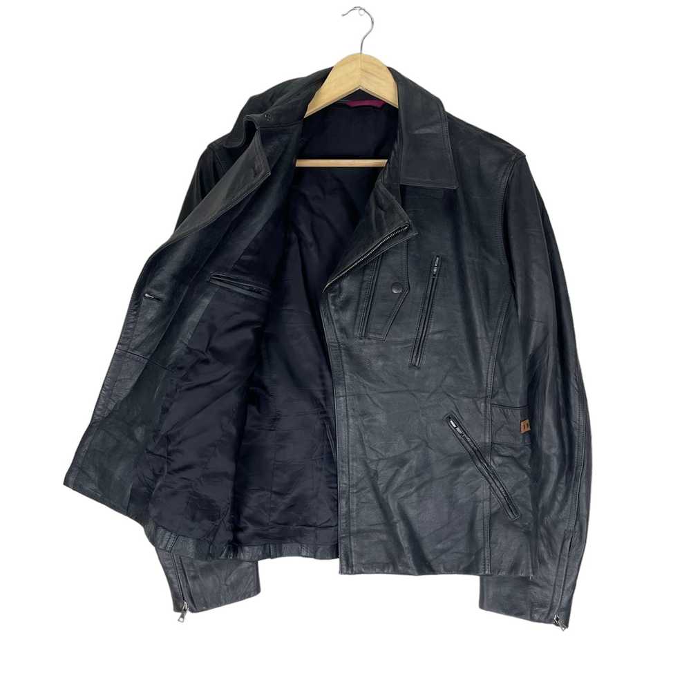 Leather Jacket × Paul Smith 🔥PAUL SMITH LONDON C… - image 9