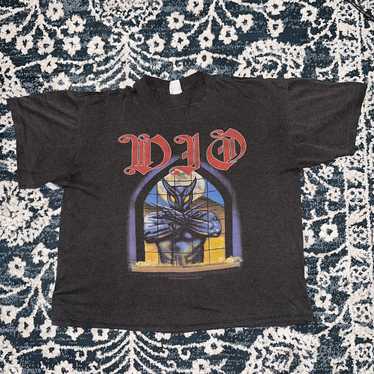 Gildan/SHAKA, Shirts, Ronnie James Dio Holy Diver Tour Blue Sleeves Jersey  Cool T399