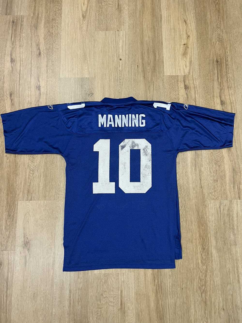 NFL '17 SEASON NY GIANTS #10 QB Eli Manning 4 blue CAPTAIN COLOR RUSH  PATCH