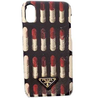 GUCCI Porte Rouges Leather single Lipstick Holder Pink 615998