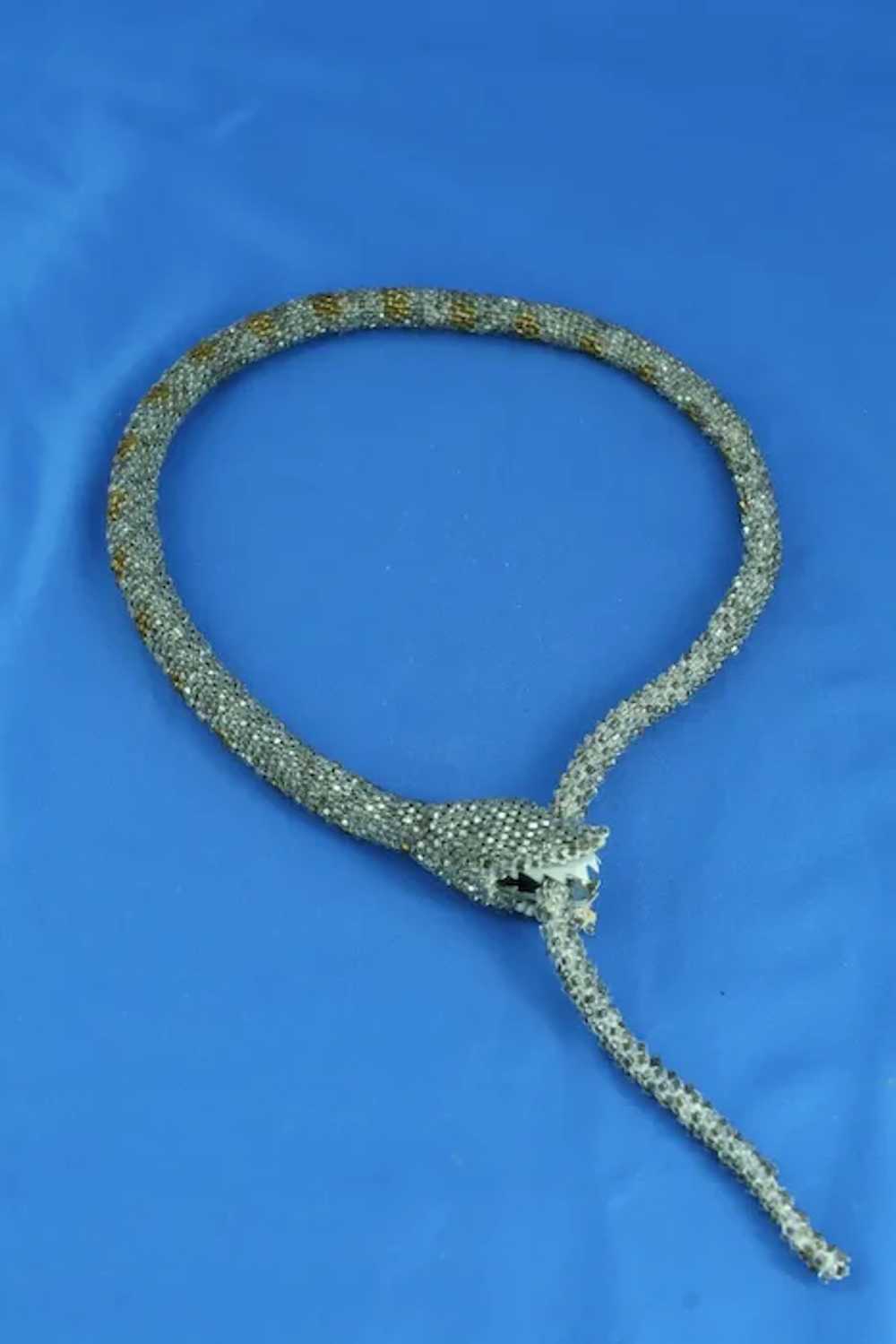 Antique Wiener Werkstatte Snake Necklace - image 2