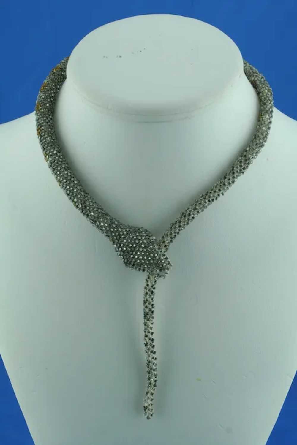 Antique Wiener Werkstatte Snake Necklace - image 5