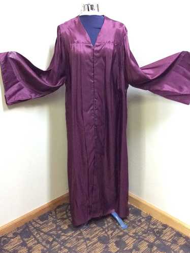 Graduation Adult Robe, Gown - Black, Burgundy