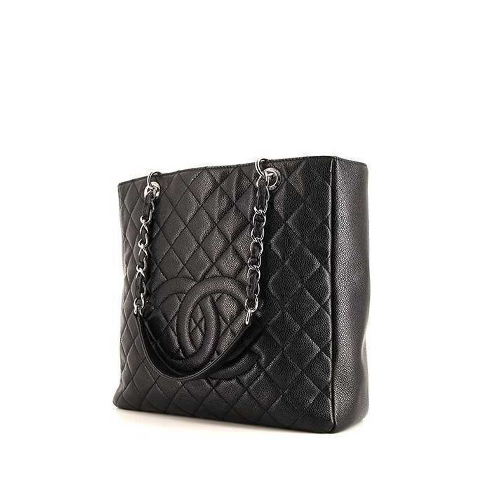 Chanel Shopping PTT shoulder bag in black quilted… - image 1