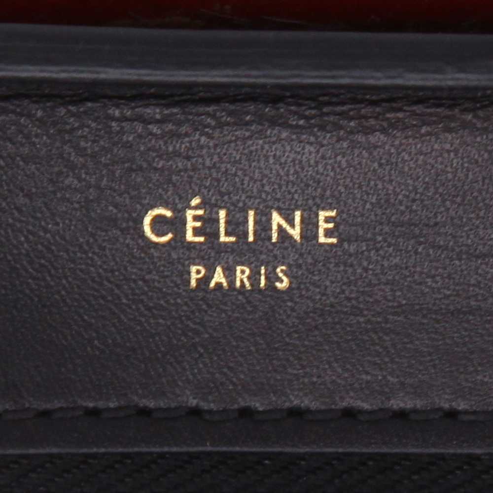 Celine Trapeze medium model handbag in blue and r… - image 3