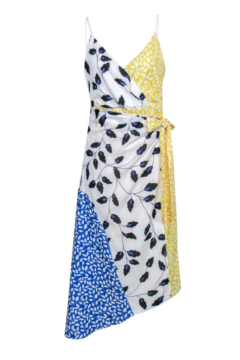 Yumi Kim - White, Yellow, & Black Floral Dress Sz… - image 1