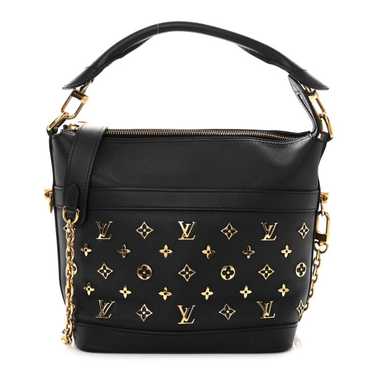 MCM Black Monogram Leather Soft Berlin Crossbody Bag at FORZIERI