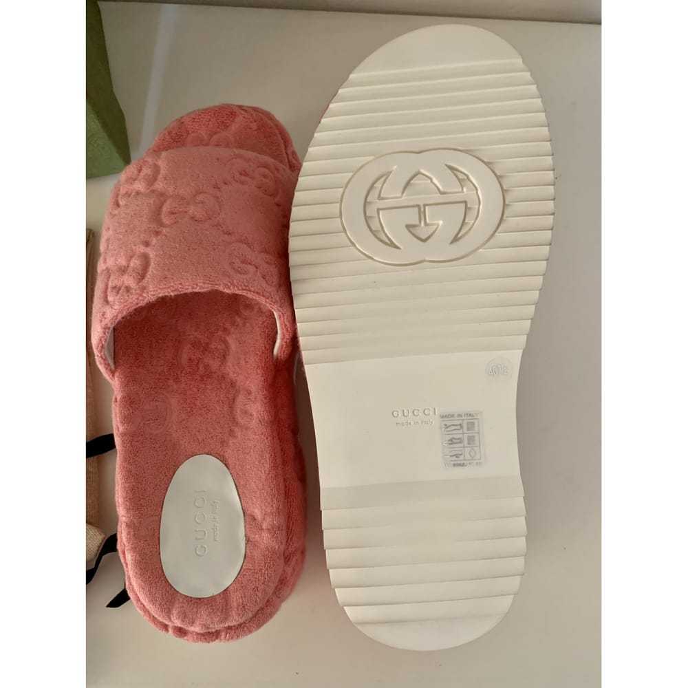 Gucci Double G cloth mules - image 5