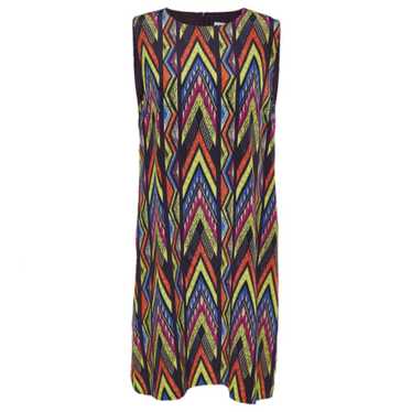 M Missoni Dress Size US 4 Fit online and Flare Knitted Empire Line Waist Color Block