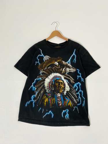 Vintage USA Thunder "Native American Chief" T-Shir