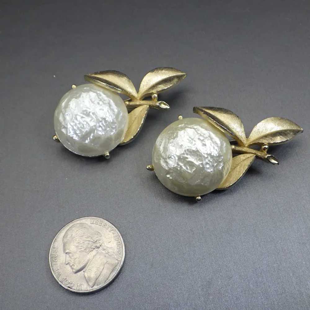 Sarah Coventry Scatter Brooch Set, Pearl Bloom, 1… - image 4