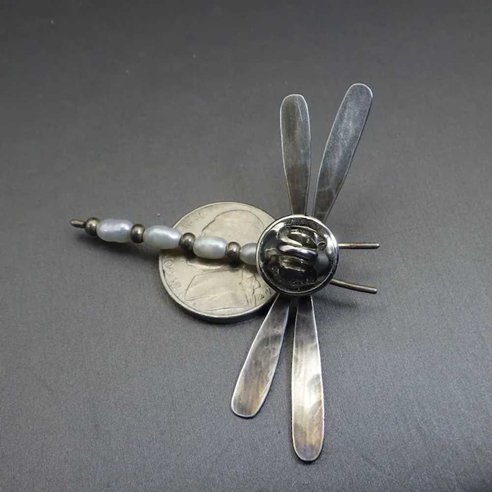 Artisan Handmade Dragonfly Pin, His or Hers, Vint… - image 3