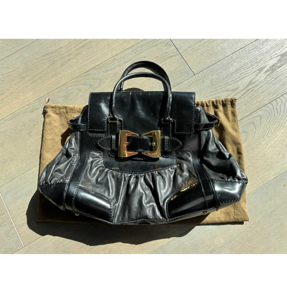 Gucci Dialux Queen Bag Leather in Black - image 4