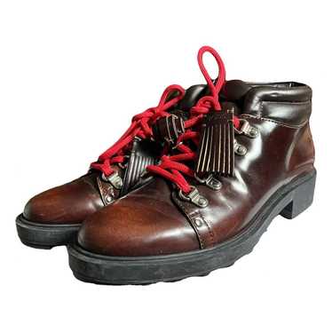 Tod's Leather lace up boots - image 1