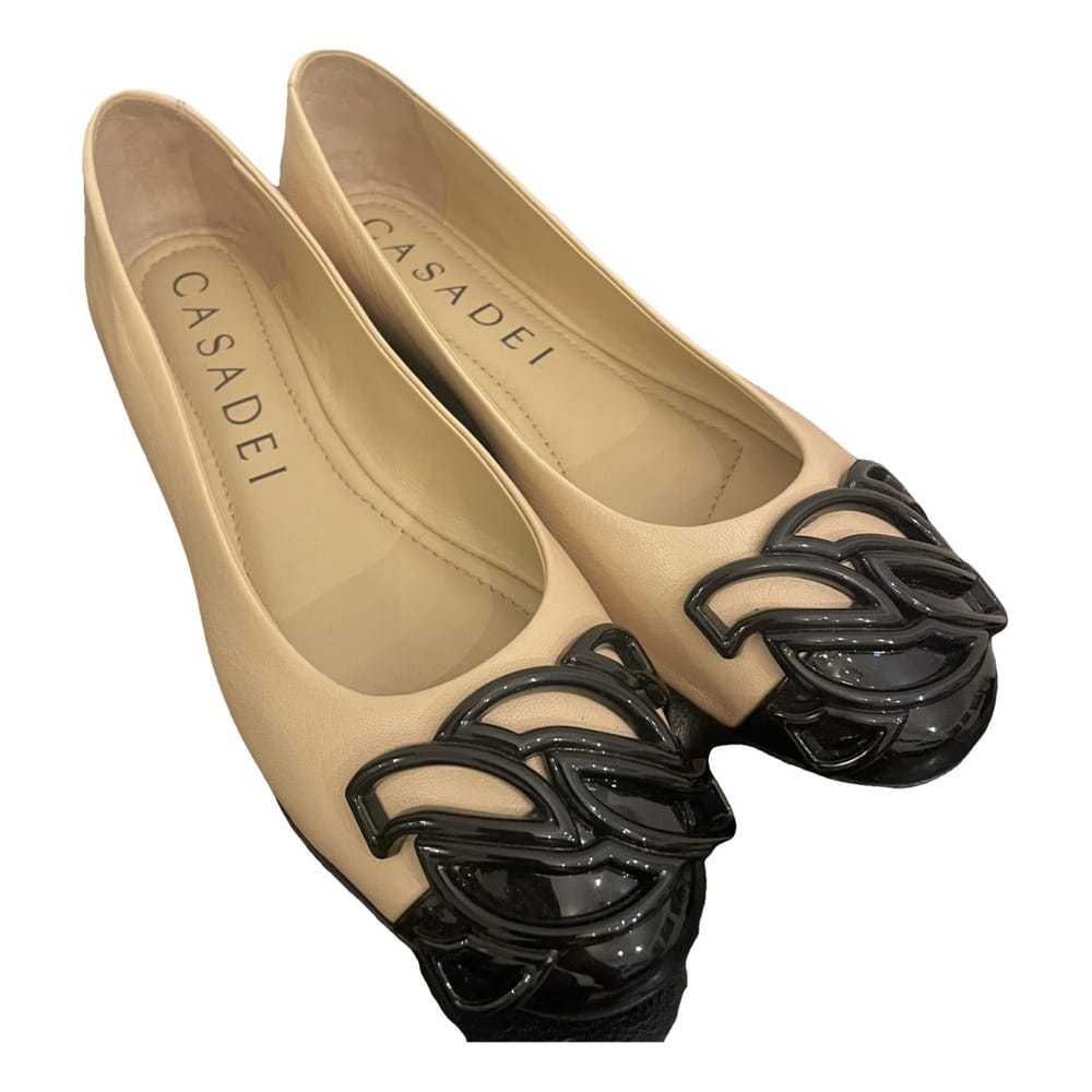 Casadei Leather ballet flats - image 1