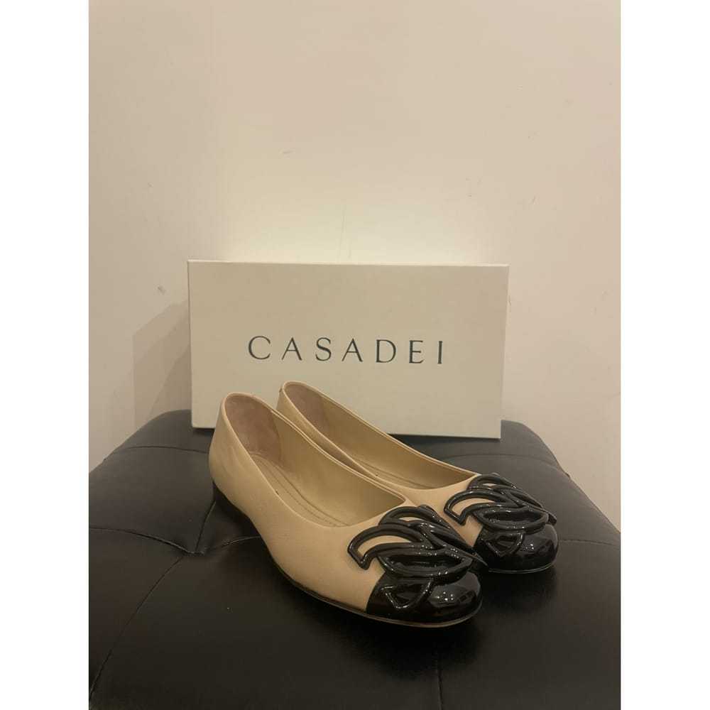 Casadei Leather ballet flats - image 3