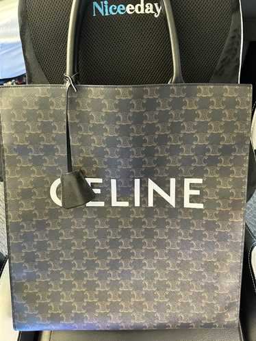 Used Celine Backpack /Pvc/Cml/Plain Bag